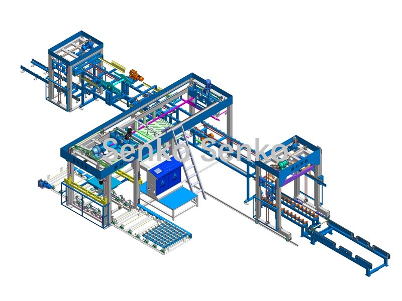 Укладчик кирпичей/блоков с полным сервоприводом MDJ-Z1200B - Senko