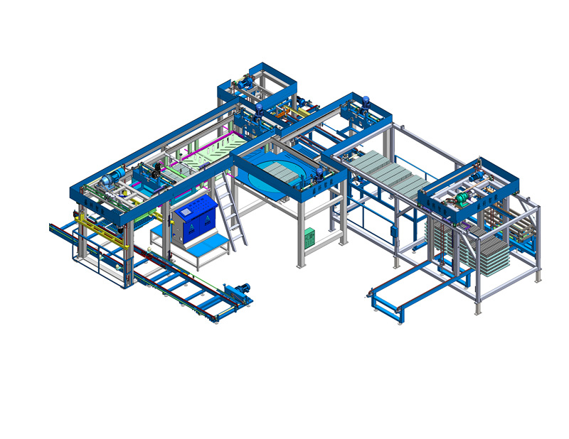 Автоматическая машина для штабелирования кирпичных блоков (MDJ1200A)