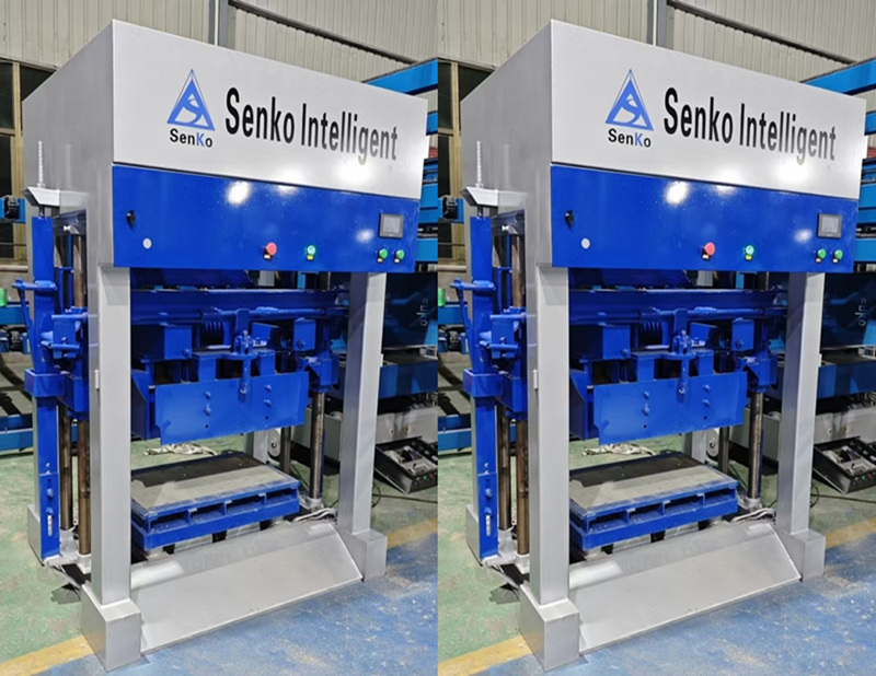 Станок для изготовления блоков с ручным кнопочным управлением